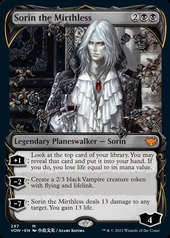 Sorin the Mirthless (Showcase Fang Frame) [Innistrad: Crimson Vow] | Exor Games Summserside