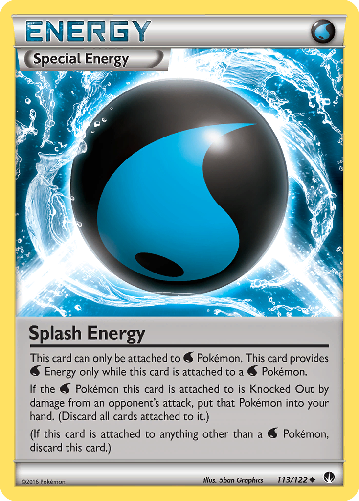 Splash Energy (113/122) [XY: BREAKpoint] | Exor Games Summserside