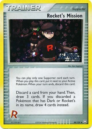 Rocket's Mission (88/109) (Stamped) [EX: Team Rocket Returns] | Exor Games Summserside