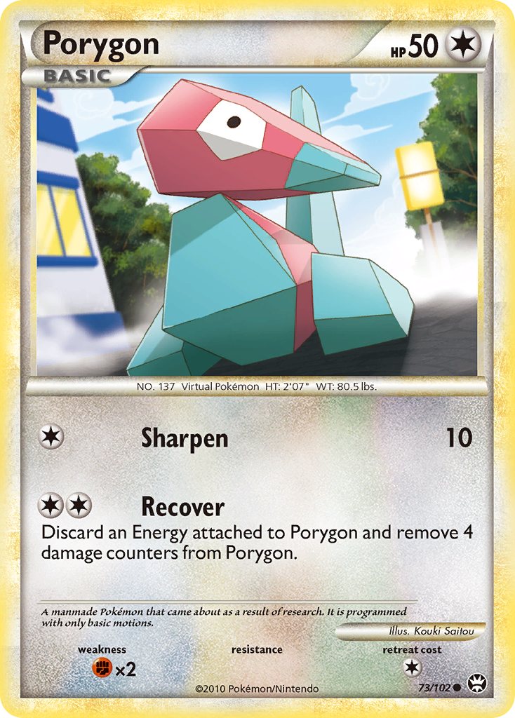 Porygon (73/102) [HeartGold & SoulSilver: Triumphant] | Exor Games Summserside