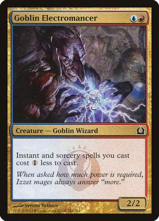 Goblin Electromancer [Return to Ravnica] | Exor Games Summserside