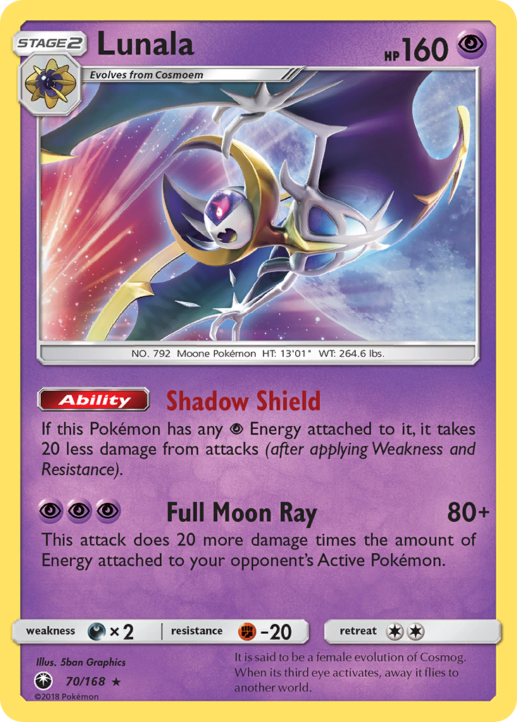 Lunala (70/168) [Sun & Moon: Celestial Storm] | Exor Games Summserside