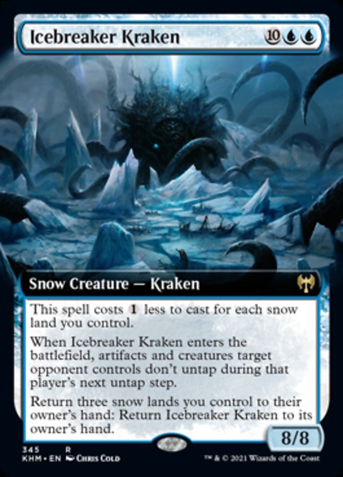 Icebreaker Kraken (Extended Art) [Kaldheim] | Exor Games Summserside