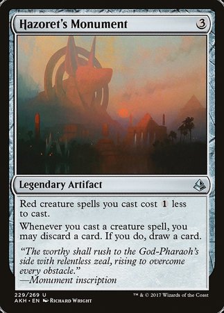 Hazoret's Monument [Amonkhet] | Exor Games Summserside