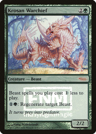 Krosan Warchief [Friday Night Magic 2004] | Exor Games Summserside