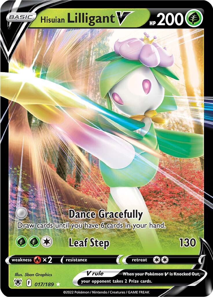 Hisuian Lilligant V (017/189) [Sword & Shield: Astral Radiance] | Exor Games Summserside