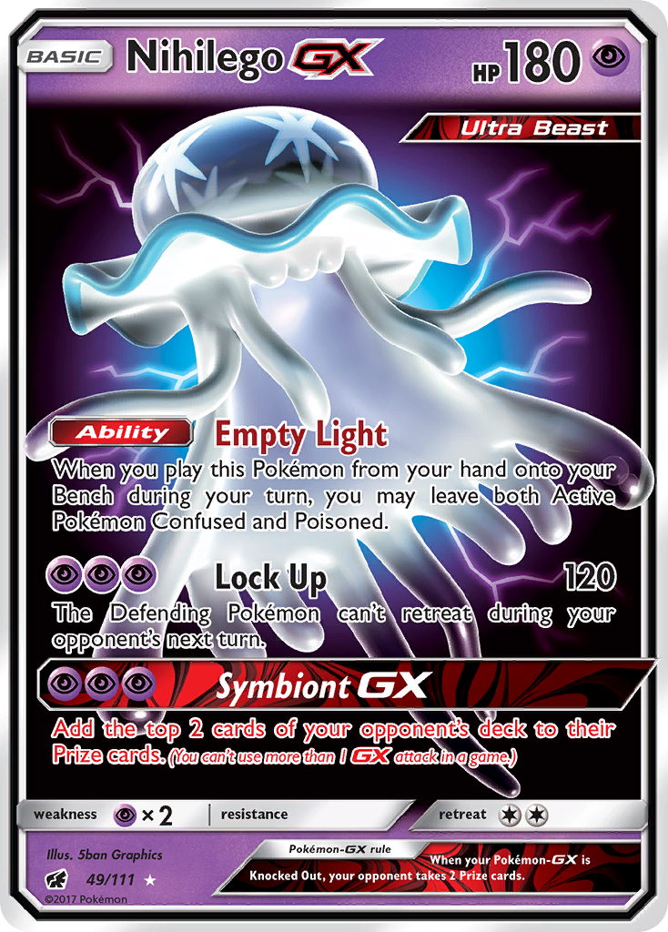 Nihilego GX (49/111) [Sun & Moon: Crimson Invasion] | Exor Games Summserside