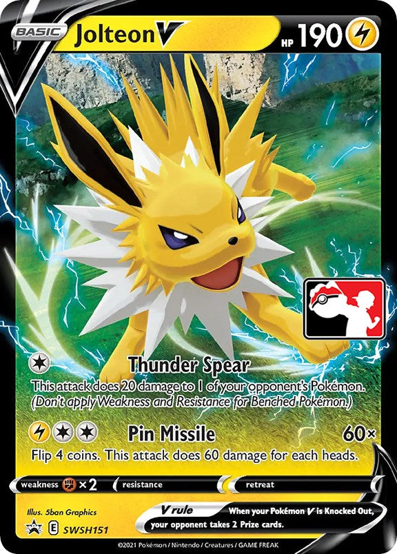 Jolteon V (SWSH151) [Prize Pack Series One] | Exor Games Summserside