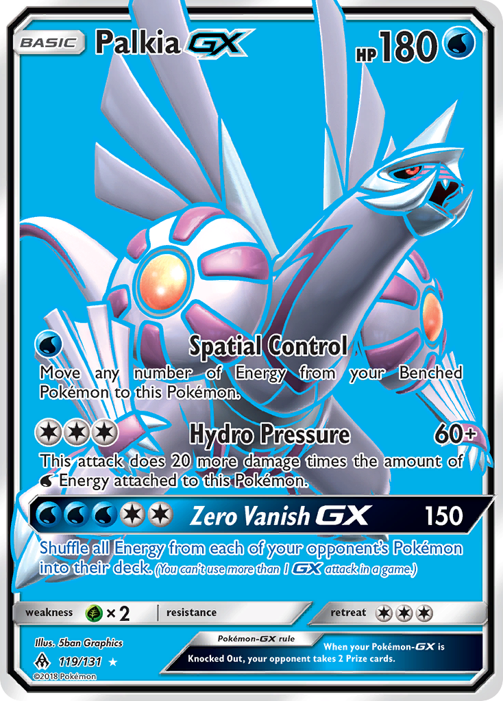 Palkia GX (119/131) [Sun & Moon: Forbidden Light] | Exor Games Summserside