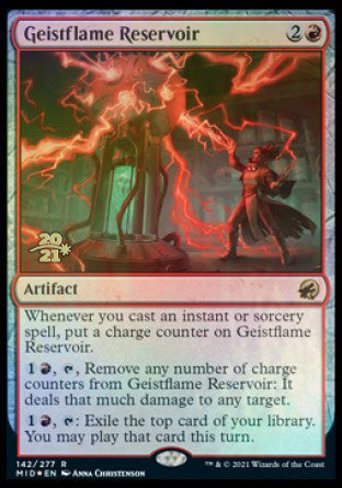 Geistflame Reservoir [Innistrad: Midnight Hunt Prerelease Promos] | Exor Games Summserside