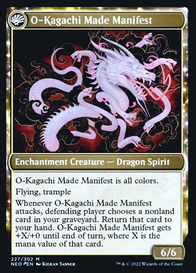 The Kami War // O-Kagachi Made Manifest [Kamigawa: Neon Dynasty Prerelease Promos] | Exor Games Summserside