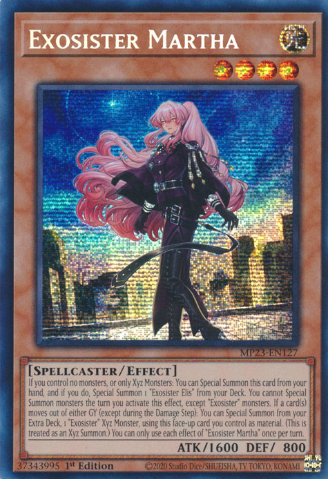 Exosister Martha [MP23-EN127] Prismatic Secret Rare | Exor Games Summserside