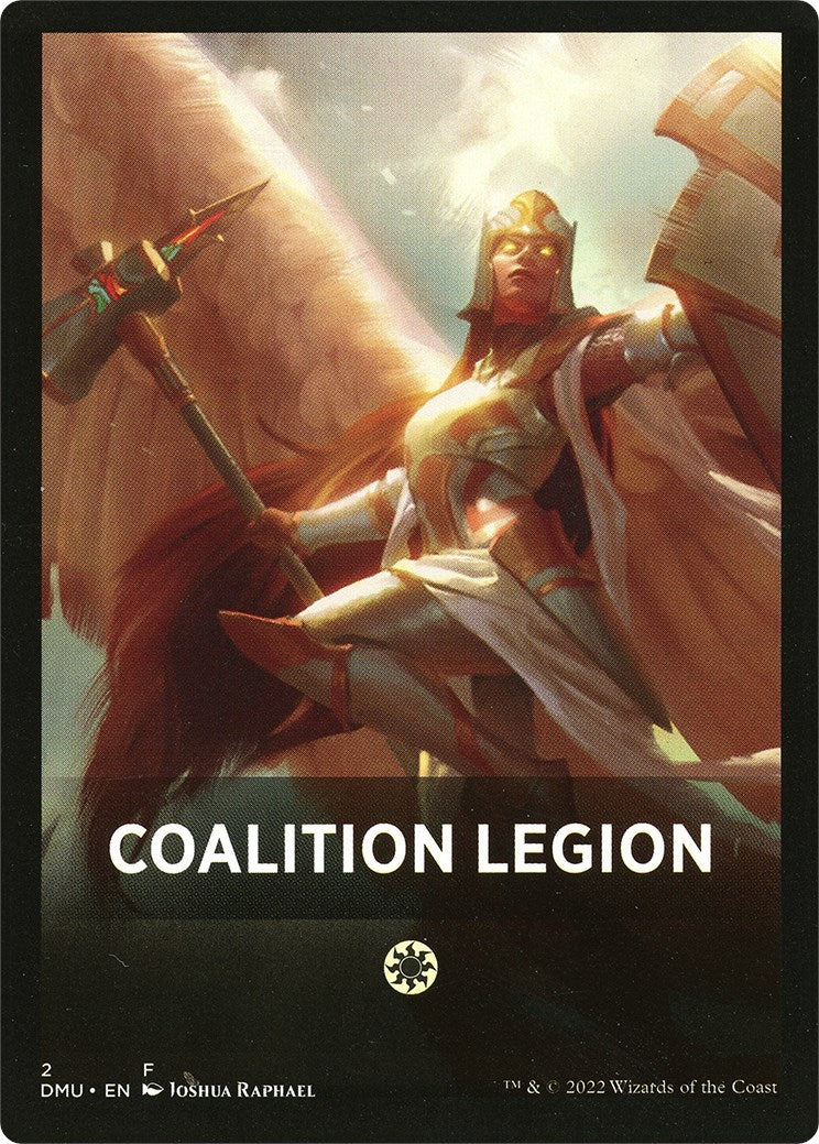 Coalition Legion Theme Card [Dominaria United Tokens] | Exor Games Summserside