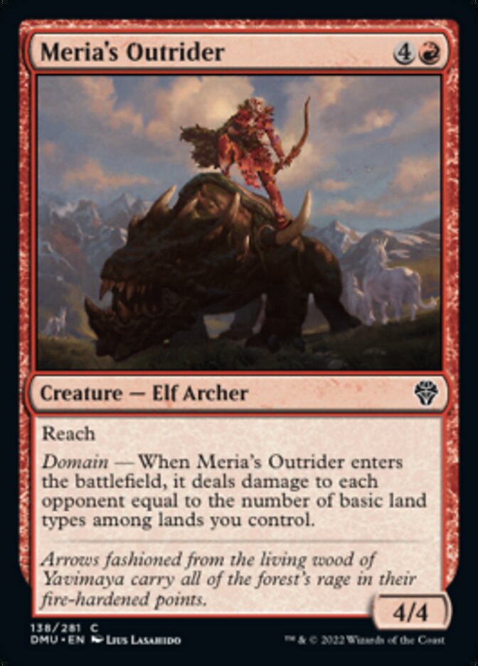 Meria's Outrider [Dominaria United] | Exor Games Summserside