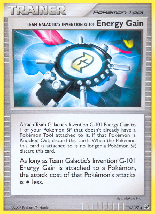 Team Galactic's Invention G-101 Energy Gain (116/127) [Platinum: Base Set] | Exor Games Summserside