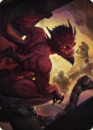 Nefarious Imp Art Card [Commander Legends: Battle for Baldur's Gate Art Series] | Exor Games Summserside