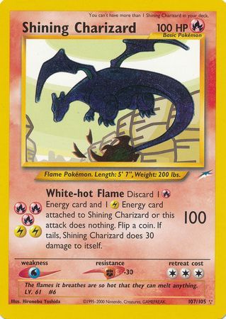 Shining Charizard (107/105) [Neo Destiny Unlimited] | Exor Games Summserside