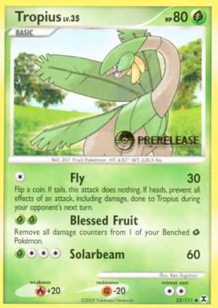 Tropius (52/111) (Prerelease Promo) [Nintendo: Black Star Promos] | Exor Games Summserside