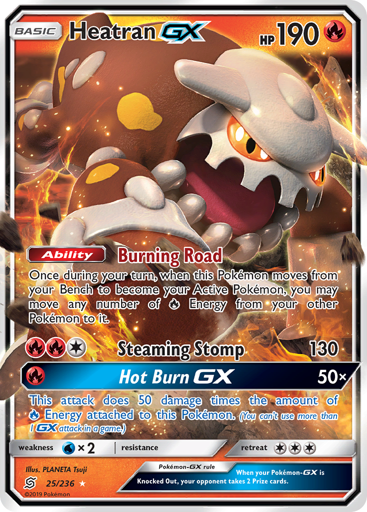 Heatran GX (25/236) [Sun & Moon: Unified Minds] | Exor Games Summserside