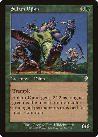 Sulam Djinn [Invasion] | Exor Games Summserside