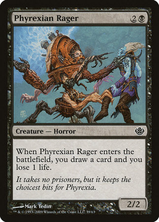 Phyrexian Rager [Duel Decks: Garruk vs. Liliana] | Exor Games Summserside