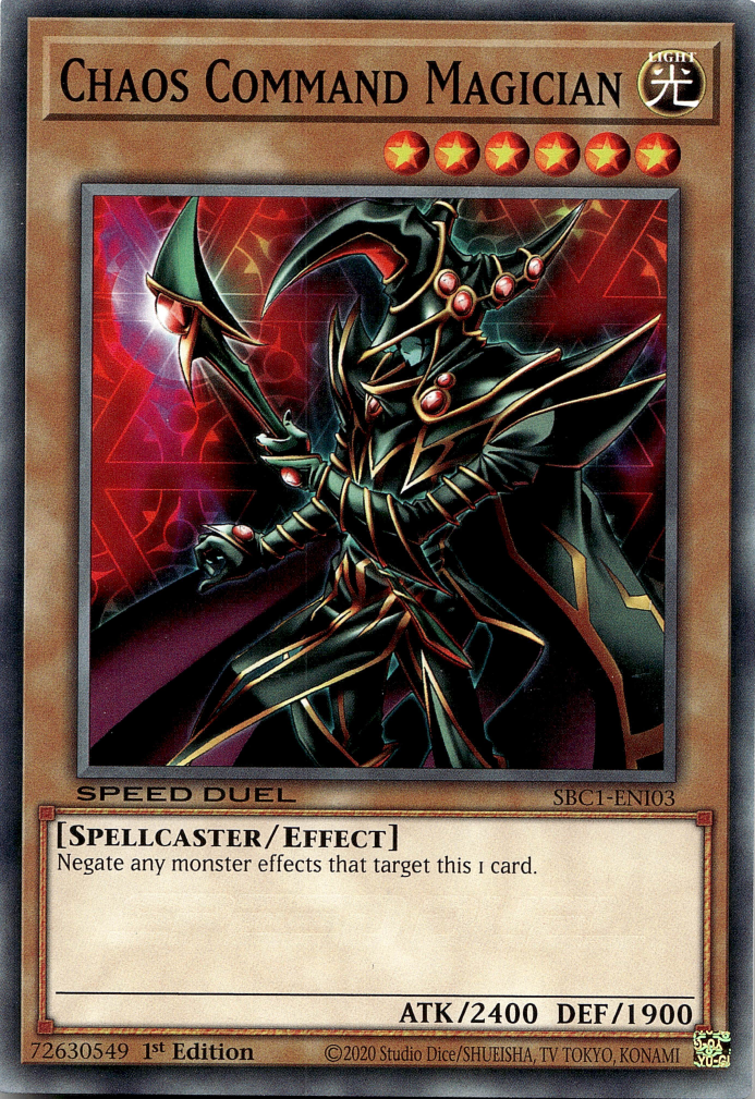 Chaos Command Magician [SBC1-ENI03] Common | Exor Games Summserside