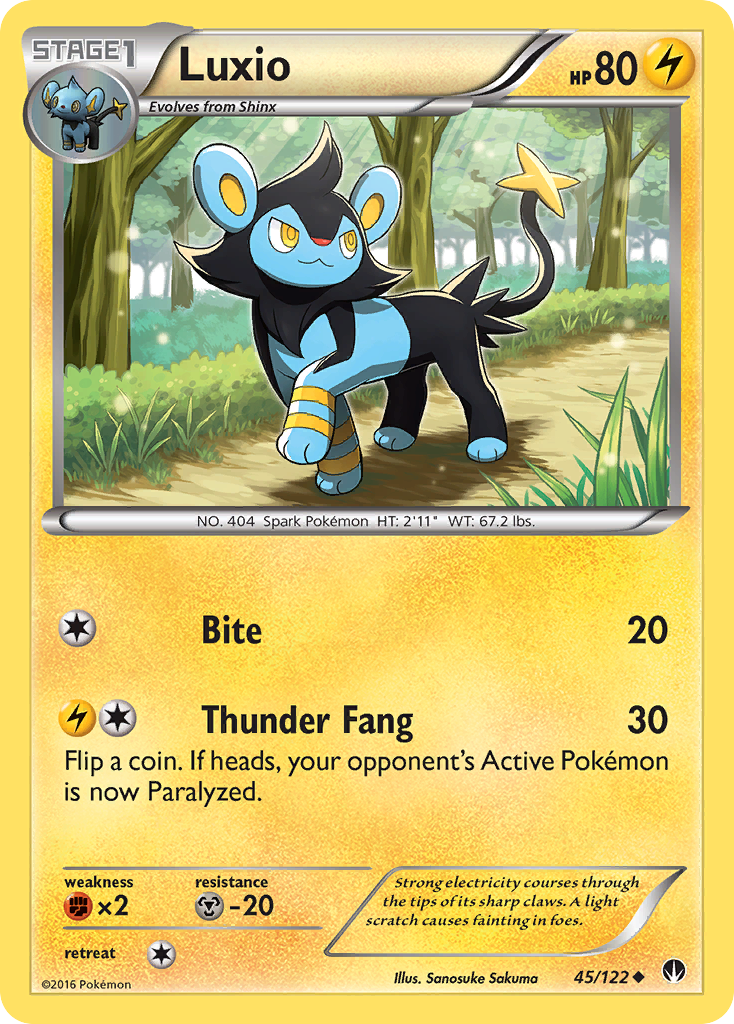 Luxio (45/122) [XY: BREAKpoint] | Exor Games Summserside