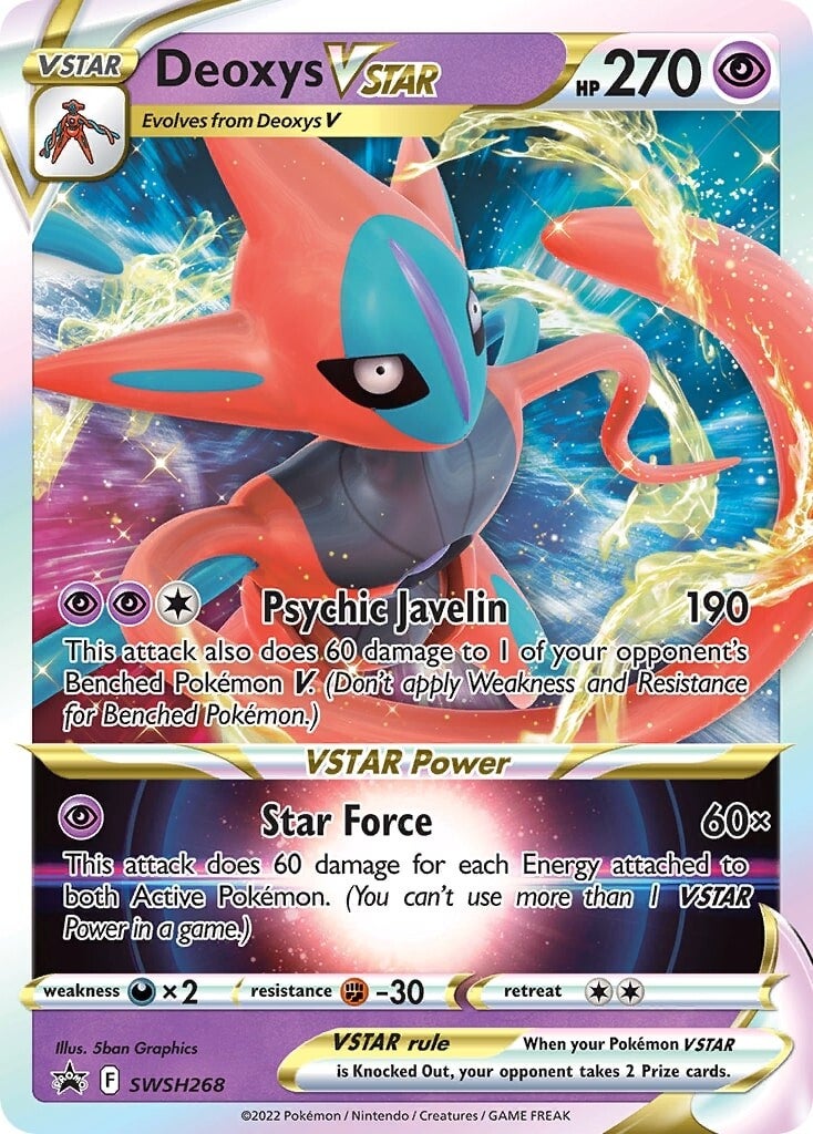 Deoxys VSTAR (SWSH268) [Sword & Shield: Black Star Promos] | Exor Games Summserside