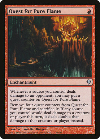 Quest for Pure Flame [Zendikar] | Exor Games Summserside