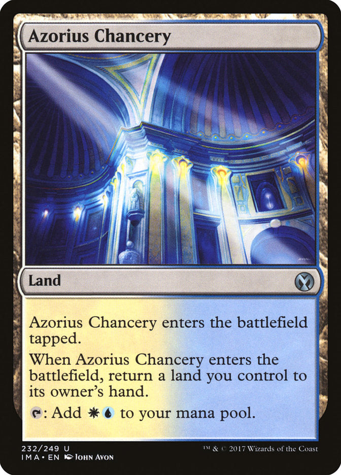 Azorius Chancery [Iconic Masters] | Exor Games Summserside