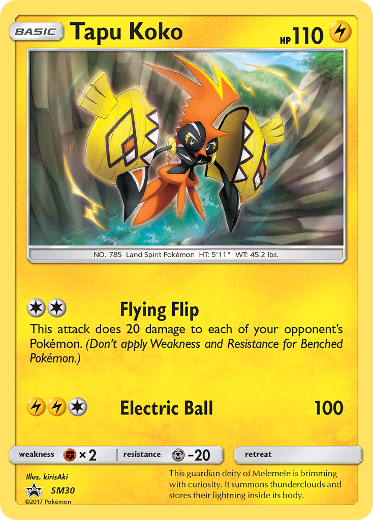 Tapu Koko (SM30) [Sun & Moon: Black Star Promos] | Exor Games Summserside