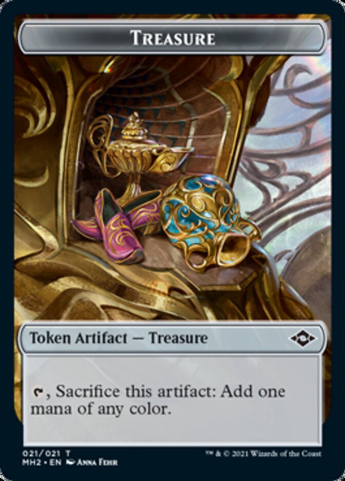 Treasure Token (#21) [Modern Horizons 2 Tokens] | Exor Games Summserside