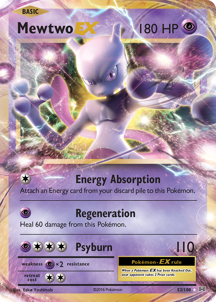 Mewtwo EX (52/108) [XY: Evolutions] | Exor Games Summserside