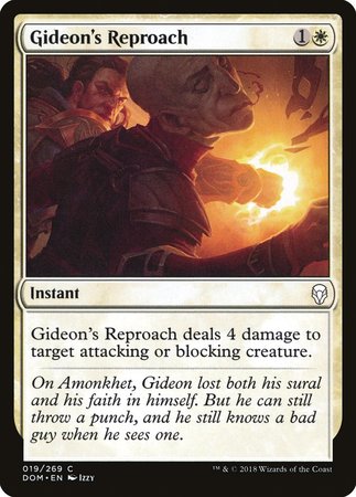 Gideon's Reproach [Dominaria] | Exor Games Summserside