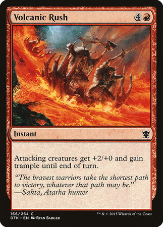 Volcanic Rush [Dragons of Tarkir] | Exor Games Summserside