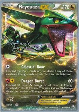 Rayquaza EX (85/124) (Anguille Sous Roche - Clement Lamberton) [World Championships 2013] | Exor Games Summserside