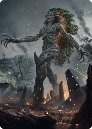 Titania, Gaea Incarnate Art Card [The Brothers' War Art Series] | Exor Games Summserside