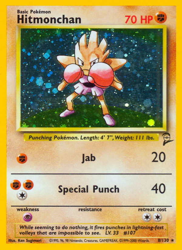 Hitmonchan (8/130) [Base Set 2] | Exor Games Summserside