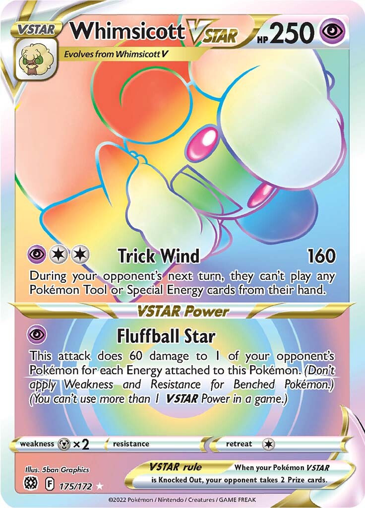 Whimsicott VSTAR (175/172) [Sword & Shield: Brilliant Stars] | Exor Games Summserside