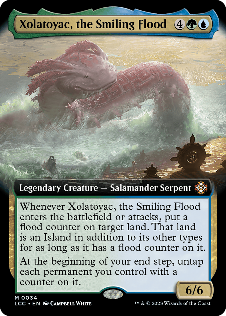 Xolatoyac, the Smiling Flood (Extended Art) [The Lost Caverns of Ixalan Commander] | Exor Games Summserside