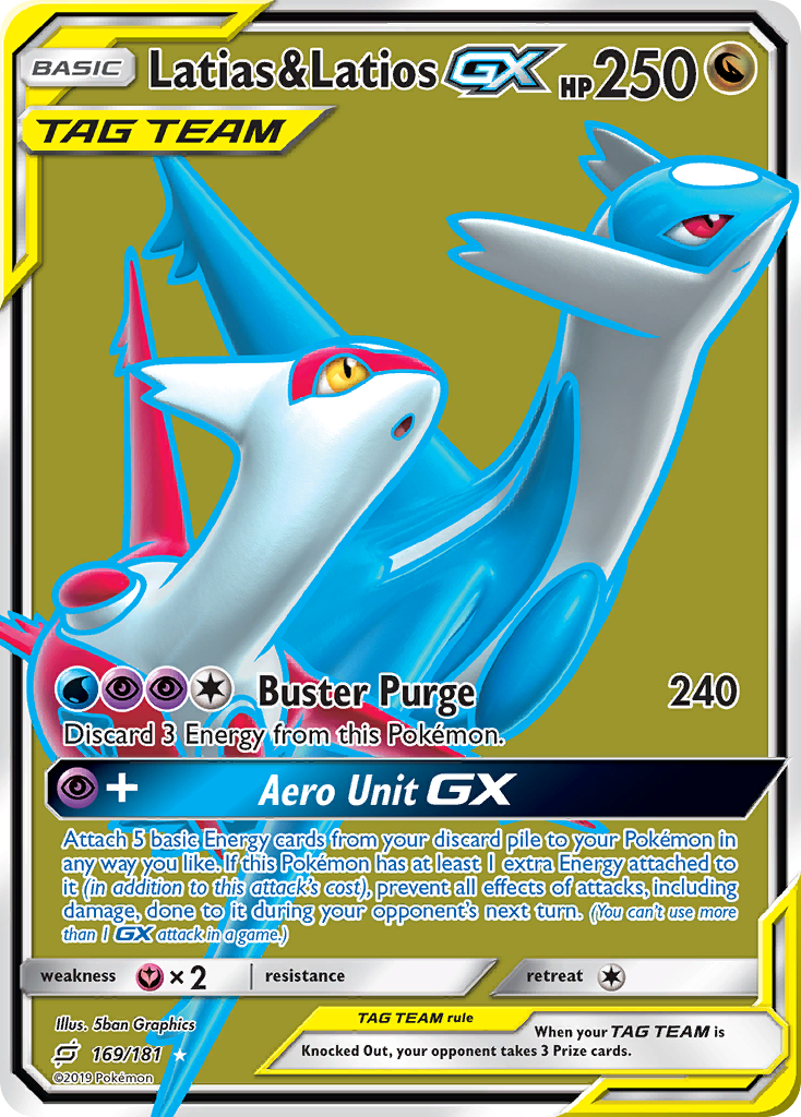 Latias & Latios GX (169/181) [Sun & Moon: Team Up] | Exor Games Summserside