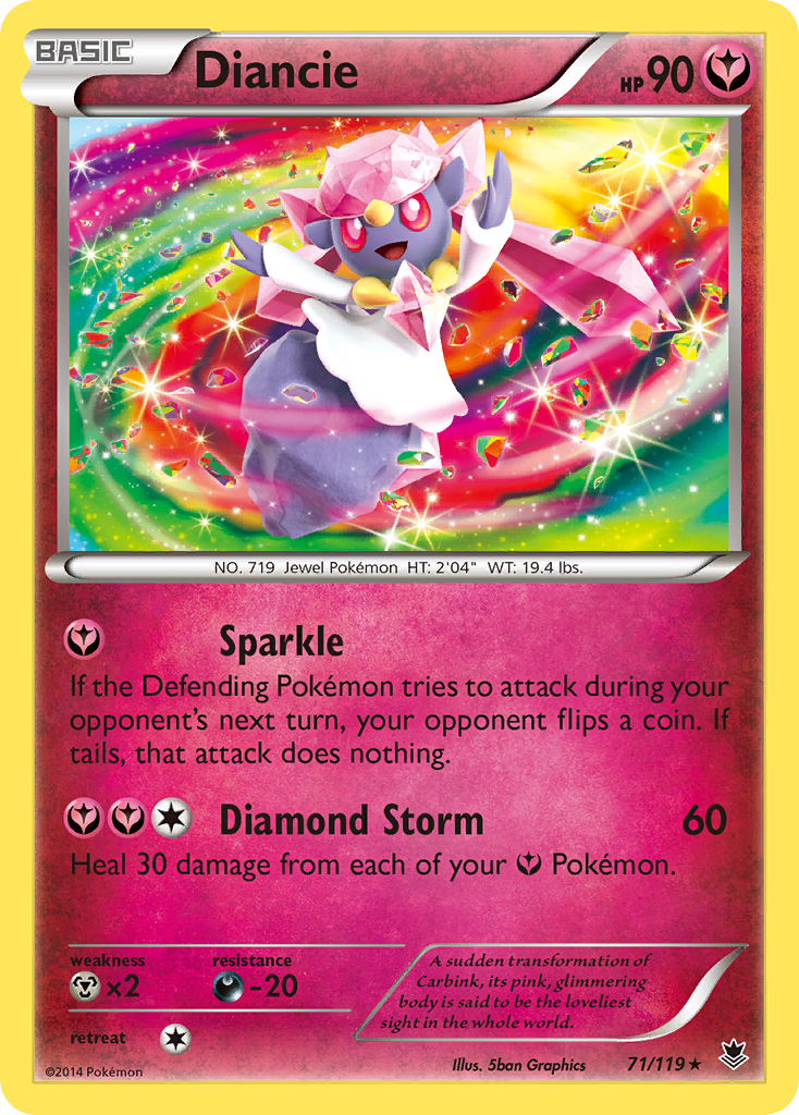 Diancie (71/119) [XY: Phantom Forces] | Exor Games Summserside