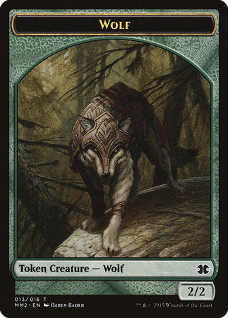 Wolf Token [Modern Masters 2015 Tokens] | Exor Games Summserside