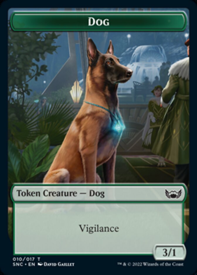 Dog Token [Streets of New Capenna Tokens] | Exor Games Summserside