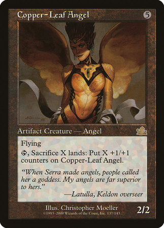 Copper-Leaf Angel [Prophecy] | Exor Games Summserside