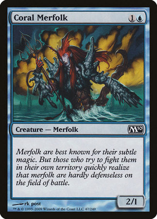 Coral Merfolk [Magic 2010] | Exor Games Summserside