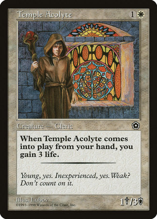 Temple Acolyte [Portal Second Age] | Exor Games Summserside