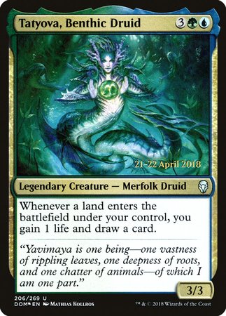 Tatyova, Benthic Druid [Dominaria Promos] | Exor Games Summserside