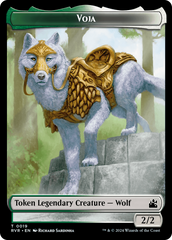 Spirit (0018) // Voja Double-Sided Token [Ravnica Remastered Tokens] | Exor Games Summserside