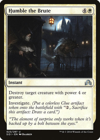 Humble the Brute [Shadows over Innistrad] | Exor Games Summserside